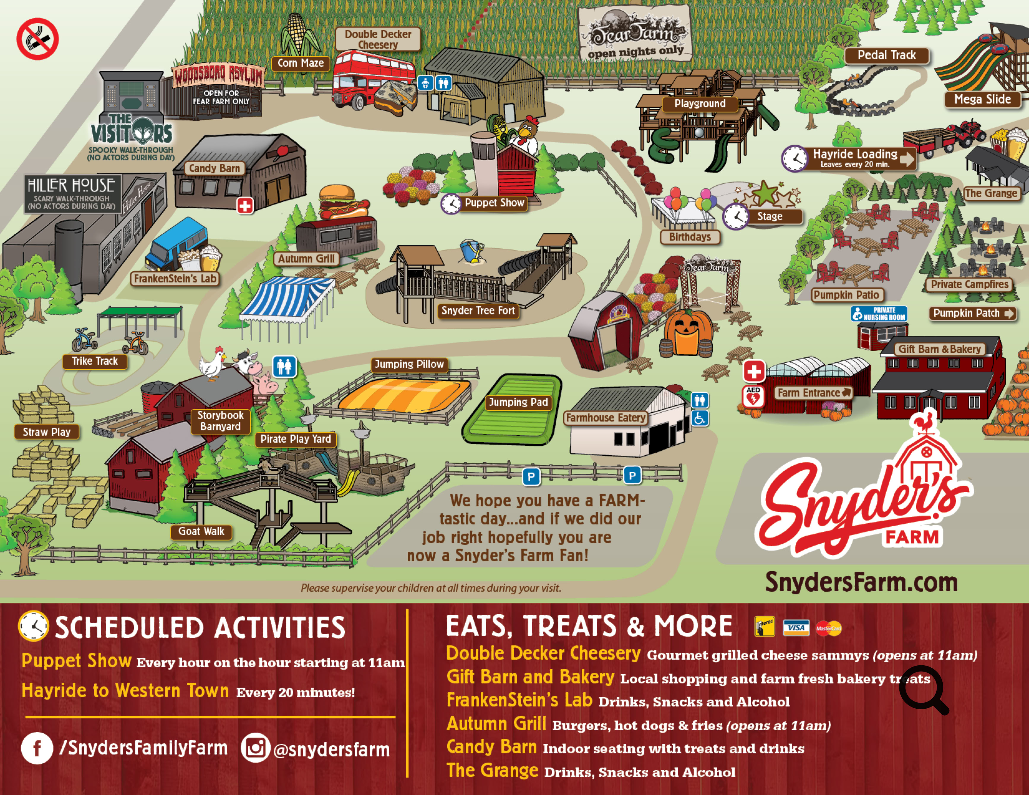 Snyder's Farm Fun Map